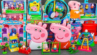 Peppa Pig Toys Unboxing Asmr  80 Minutes Asmr Unboxing With Peppa Pig ReVew  Family Home Combo Toy [upl. by Remle]