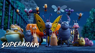 Butterfly Hatches a Plan to help Superworm GruffaloWorld Superworm [upl. by Warrin777]