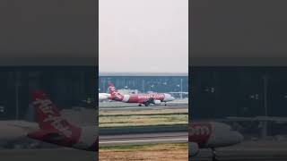 Airasia airline take off  airasiacom shorts airasia youtubeshorts viralshorts videoshorts [upl. by Sivam]