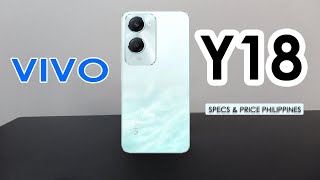 Vivo Y18 Specs and Price in Philippines  Premium yung design [upl. by Sivrad309]