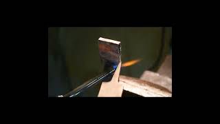 forging Wakizashi from a file shorts knifemaking [upl. by Esirehs177]