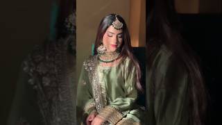 Simple and elegant Mehndi dress for bride 👰 mehndi wedding shorts mehndidress [upl. by Suiraj]