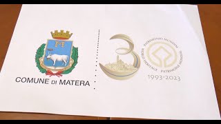 A Matera la presentazione degli eventi per il trentennale delliscrizione nel Patrimonio UNESCO [upl. by Ydnerb63]