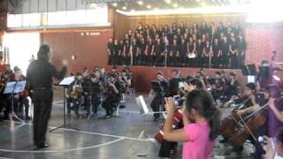 Coro Carmela Carvajal junto a OJdP  Himno Ccp [upl. by Bernita207]