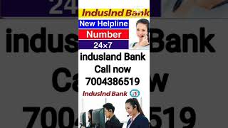 IndusInd Bank customer care number IndusInd Bank helpline number IndusInd Bank toll free number [upl. by Ayikal778]