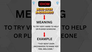 Bend Over Backwards – What Does This Idiom Mean english englishidioms facts learnenglish [upl. by Leaper]