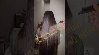 Smoothing n Global hair colour offeron diwali dhamakaa trending trendingvideo trendingshorts [upl. by Kurzawa404]