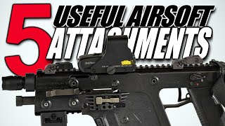 5 Useful Airsoft Attachments [upl. by Akenom964]