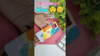 Diy phone cover ❣️❤️🥰diy trending viralvideo shortvideo shorts short youtubeshorts painting [upl. by Nahaj]