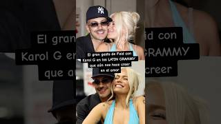 FEID tiene GRAN GESTO DE AMOR con KAROL G en los LATIN GRAMMY que CONMOVIÓ A TODOS [upl. by Swainson]