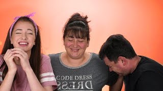 ME amp MY DAD DO MY MOMS MAKEUP CHALLENGE [upl. by Lais]