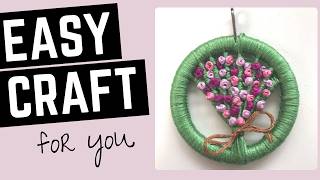 How to Make a Dorset button with flowers [upl. by Cash]