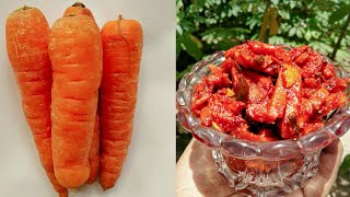 കാരറ്റ് അച്ചാർ  Carrot Pickle Recipe 😋 [upl. by Alaj]