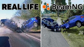 Accidents Based on Real Life Incidents Compilation 1  BeamNG DRIVE [upl. by Iror]