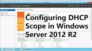 How to create DHCP Scope on windows Server [upl. by Pamella]