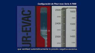 Video de configuración del sistema de drenaje torácico de la unidad Pleurevac™ A7000 [upl. by Anna-Diana937]