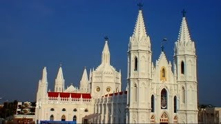 Basilica of Our Lady of Good Health  Velankanni Church [upl. by Anelet]