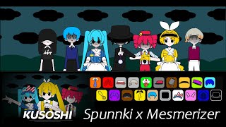 Incredibox  Kusoshi Sprunki x Mesmerizer DARK Mod Mesmerizer has appeared on Sprunki [upl. by Derriey931]