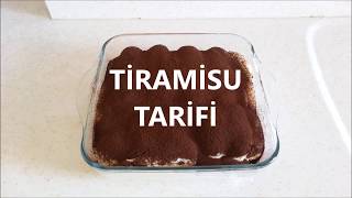 Evde Tiramisu Tarifi Kedi Dili Bisküvili [upl. by Nilac]