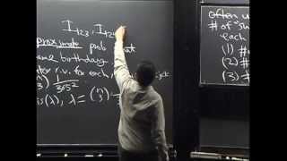 Lecture 11 The Poisson distribution  Statistics 110 [upl. by Krischer]