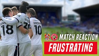 FRUSTRATING AFTERNOON AT PRENTON PARK  Tranmere Rovers vs Walsall Match Reaction [upl. by Brockie624]