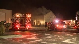 Fire damages restoration business storage building [upl. by Mariana290]