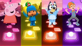 Peppa Pig Exe 🆚 Pocoyo Exe 🆚 Bluey Exe 🆚 Blippi Exe  Who Is Win 🏆🏅 exe fnf [upl. by Abbub]