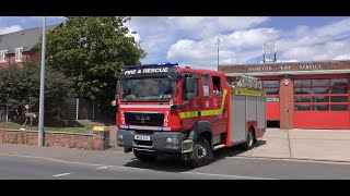 Norfolk Fire amp Rescue Service Thetford RRP12reg 4x4 MAN Turnout July 2024 [upl. by Ian]