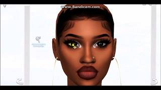 Sims4 CAS Insta Baddie  CC LIST [upl. by Akenahc]