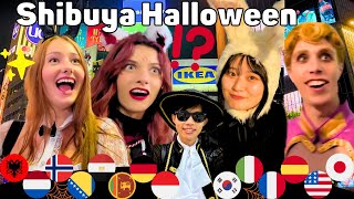 Japanese Polyglot SHOCKS EVERYONE in Their Language  Tokyo Shibuya Halloween 2024 [upl. by Hutchison736]