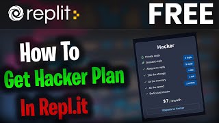 How To Get Hacker Plan On Replit 2021  Free Hacker Plan Code [upl. by Aitret]