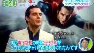 Henry Cavill Interview Japanese news amp entertainment program quotZIPquot August 22 2013 [upl. by Eltrym]