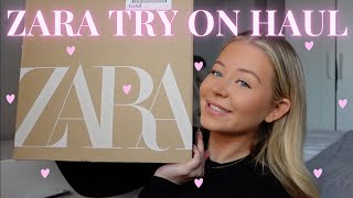 HUGE ZARA HAUL🎀  JANUARY 2024  SKIMS DUPES amp BUILDING A CAPSULE WARDROBE  CHLOEWHITTHREAD [upl. by Beera]