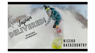 Japan Snowboarding l Niseko Backcountry l Catskiing Lap 1 l GoPro Fusion [upl. by Blaseio105]