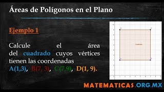 Áreas de polígonos en el PLANO CARTESIANO Ejercicios resueltos MUY FÁCIL 😉 [upl. by Collen]