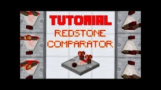 COMPARATORE DI REDSTONE  Tutorial Base e Avanzato ITA [upl. by Mckee]