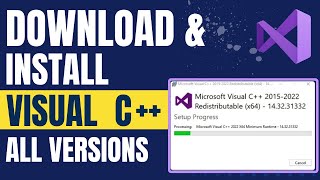 How to Download amp Install Visual C redistributable in Windows [upl. by Bainbridge]