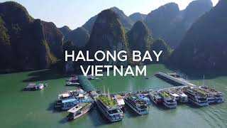 Halong Bay Vietnam 4k Video [upl. by Suirad]