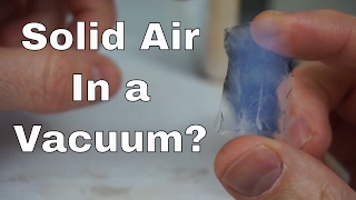 What Happens When You Put Aerogel In A Vacuum Chamber And Hydraulic Press [upl. by Katzir619]