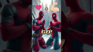 Deadpool vs Venoms and SpiderMan marvel spiderman deadpool animals [upl. by Nosnirb]