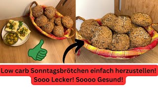 Nie wieder beim Bäcker kaufen Vegane ketogene Brötchen [upl. by Eshelman]