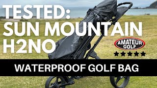 Review Sun Mountain H2NO Waterproof Golf Bag a must for Scotland golf travel [upl. by Gwenneth823]