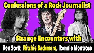 Awkward Interviews  Ritchie Blackmore Bon Scott amp Ronnie Montrose Rock Journalist Talks [upl. by Meldon]