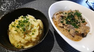 rognons de veaux à la crème et moutarde accompagné avec ca purée maison soyeuse un délices 😋 ❤️ 😋 [upl. by Allenad]