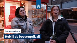 Heb jij de boosterprik al gehaald  Coronavaccinatie [upl. by Otilia]