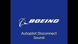 Boeing Autopilot Disconnect Sound 1 min loop [upl. by Damha392]