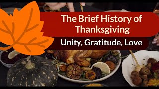 The Brief History of Thanksgiving  Lets Learn a Little History Together 2 minutes [upl. by Red418]