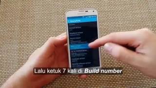 Cara membuka Developer Options SAMSUNG A510F Galaxy A5 [upl. by Nodnrb]