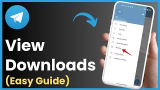 How To See Downloads In Telegram [upl. by Nafis]