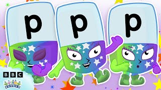 Pop About with Alphablock P 💥  Learn Phonics and Spelling  Alphablocks [upl. by Souza]